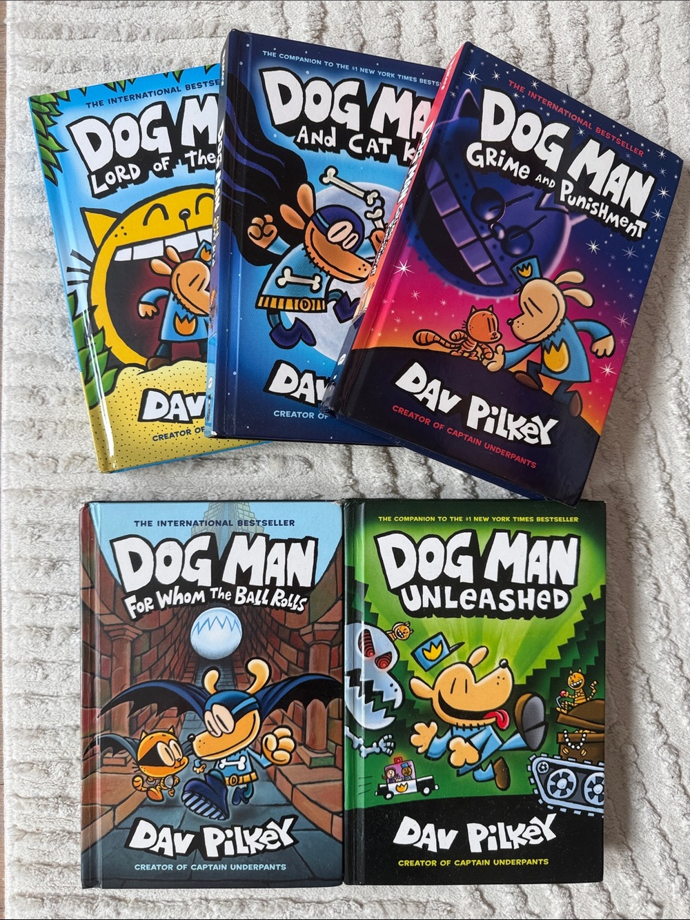Dog Man by Dav Pilkey — 5 Books Bundle